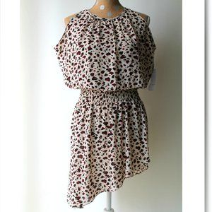 Elizabeth Crosby Leopard Print Dress Small